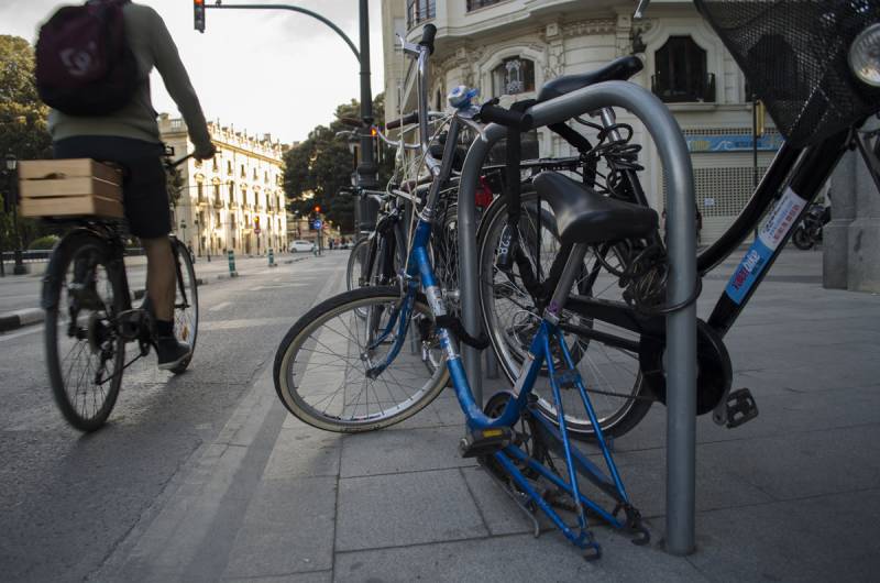 Uno de los aparcamientos abiertos de València