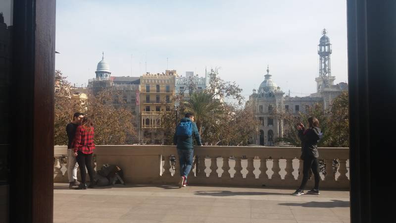 Balance de visitas al balcón del Ayuntamiento