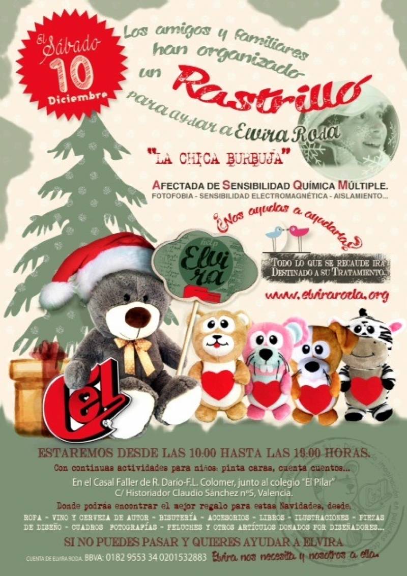 Cartel del rastrillo solidario