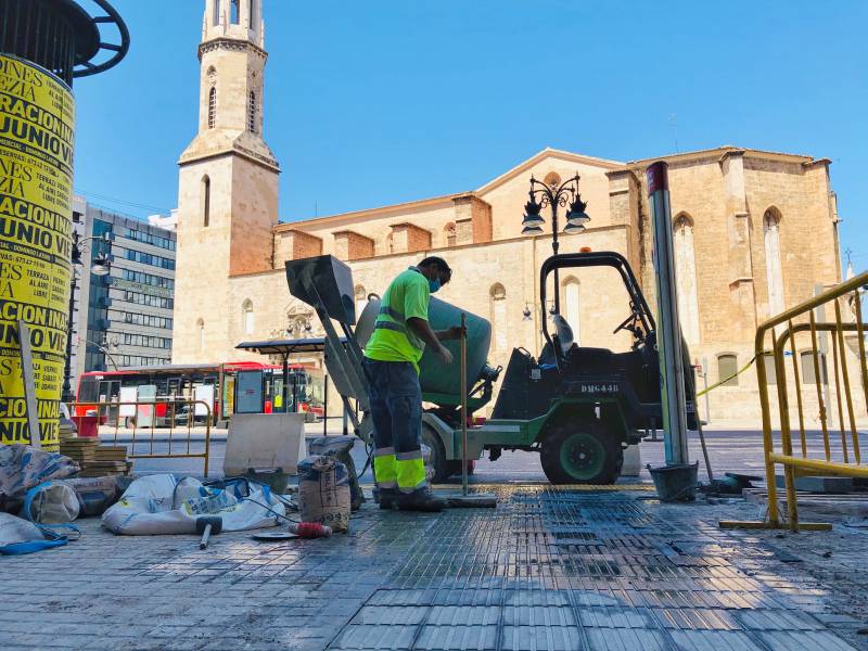 Plaza de San Agustín, València./ EPDA