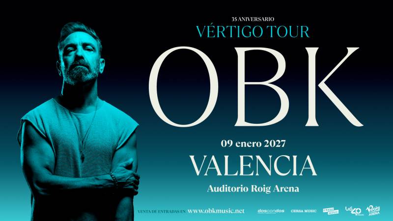 Cartel del concierto de OBK./VIU VALENCIA