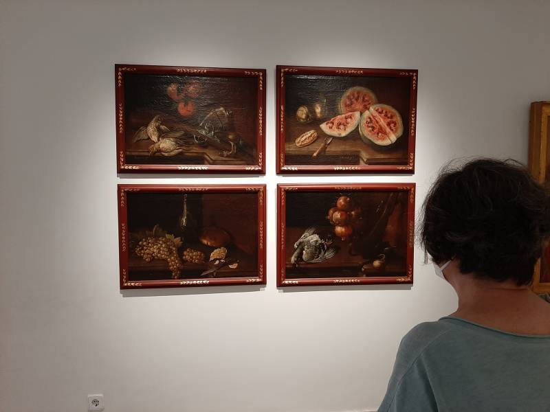 Un dels bodegons de Félix Lorente al Museu de Belles Arts de València. Imagen: GVA