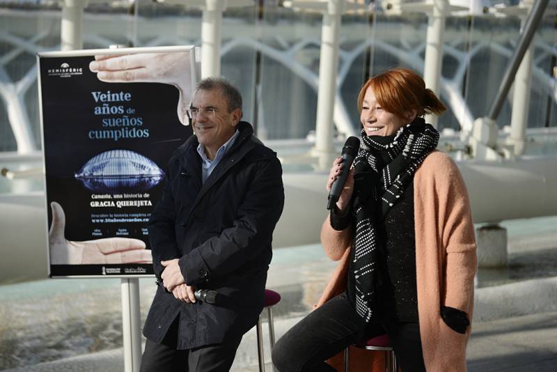 Aniversario Hemisfèric, Enrique Vidal y Gracia Querejeta