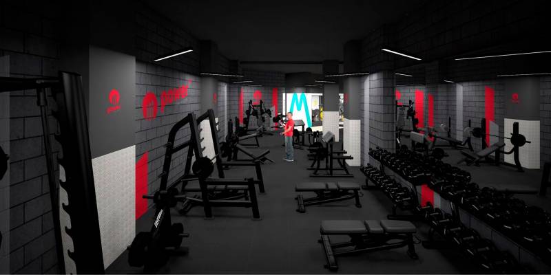 Ilustración Interior Synergym Valencia Constitución