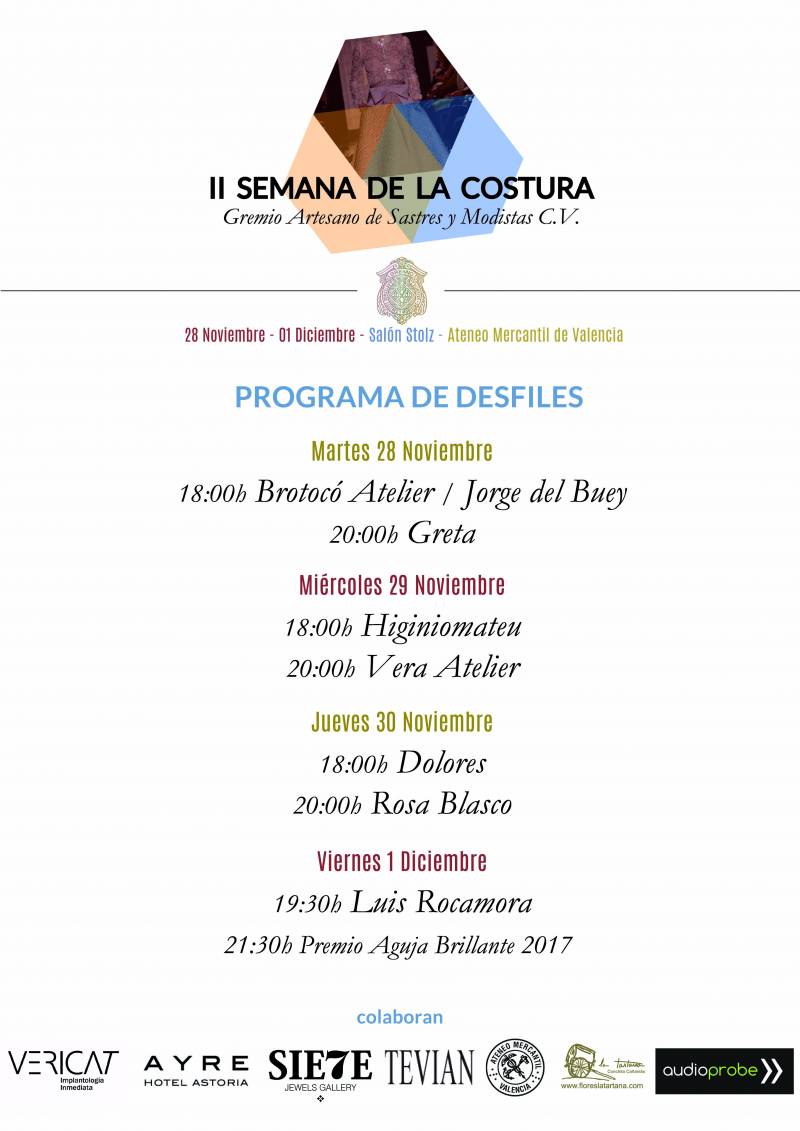 Programa II Semana de la Costura