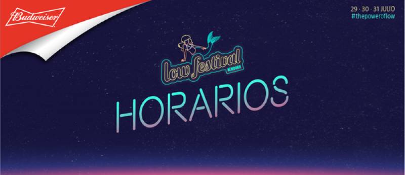 Horarios de las actuaciones del Low Festival