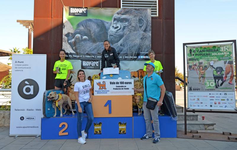 6ª CAN-RRERA BIOPARC Valencia - ganadoras categoría femenina