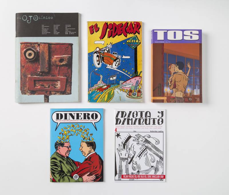 Ejemplares de fanzines de la colección del IVAM Ejemplares de fanzines de la colección del IVAM