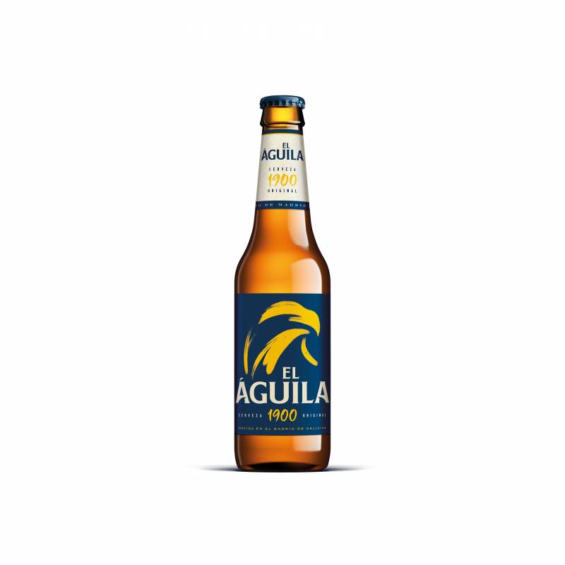 Cerveza El Águila botella