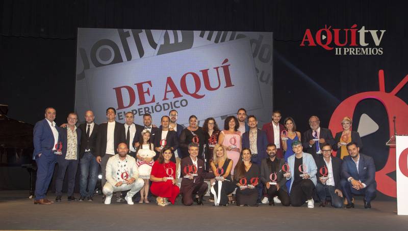 Foto de familia de la gala pasada