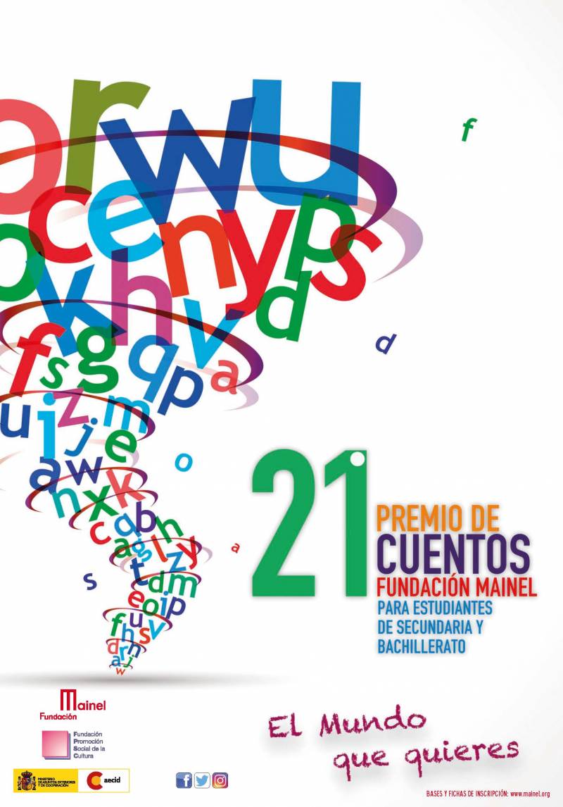 Cartel, 21 Premio de Cuentos Mainel