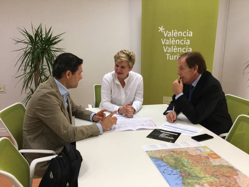 Roda, Moncho y Mataix durante la reunión