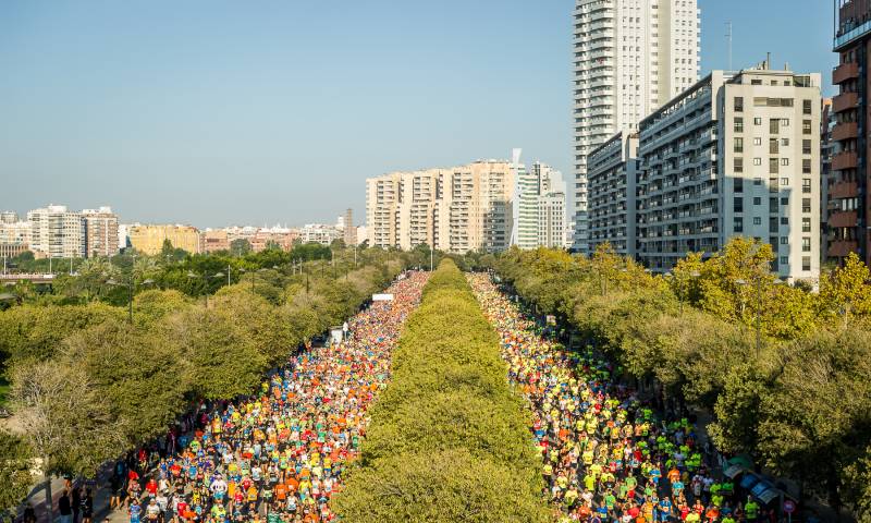 El maratón en Valencia