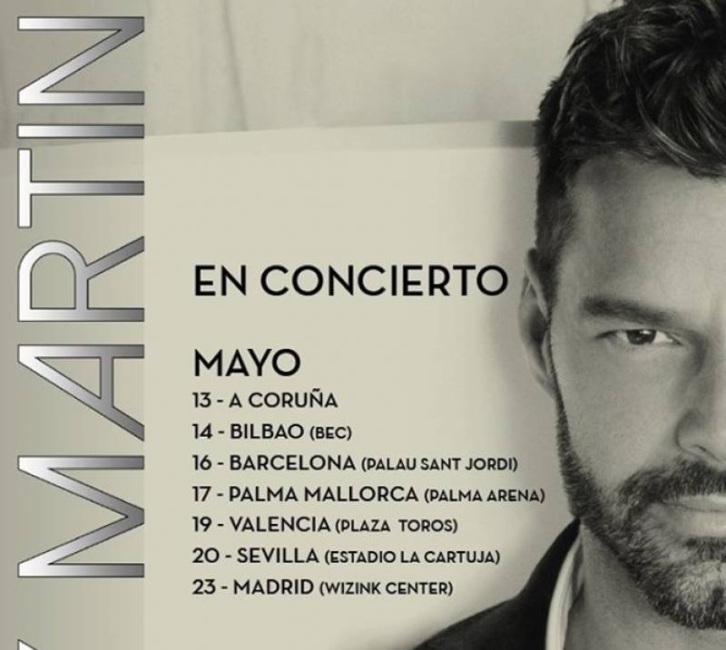 Conciertos de Ricky Martin en España