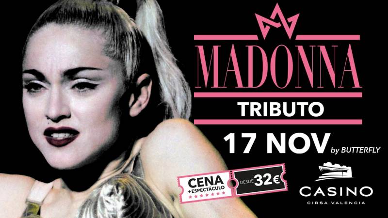Tributo a Madonna en Casino Cirsa Valencia