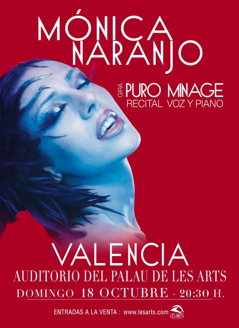 Mónica Naranjo, cartel en València. EPDA