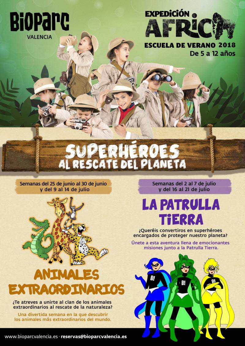 Expedicion Africa Verano 2018 - Escuela de verano BIOPARC Valencia
