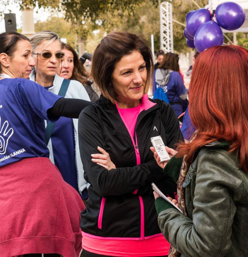 Entrevista a Maite Girau, concejala de Deportes, Sanidad y Salud del Ayuntamiento de Valencia, que se volcó al 100%. FOTO J. FÉLIX GIMENO