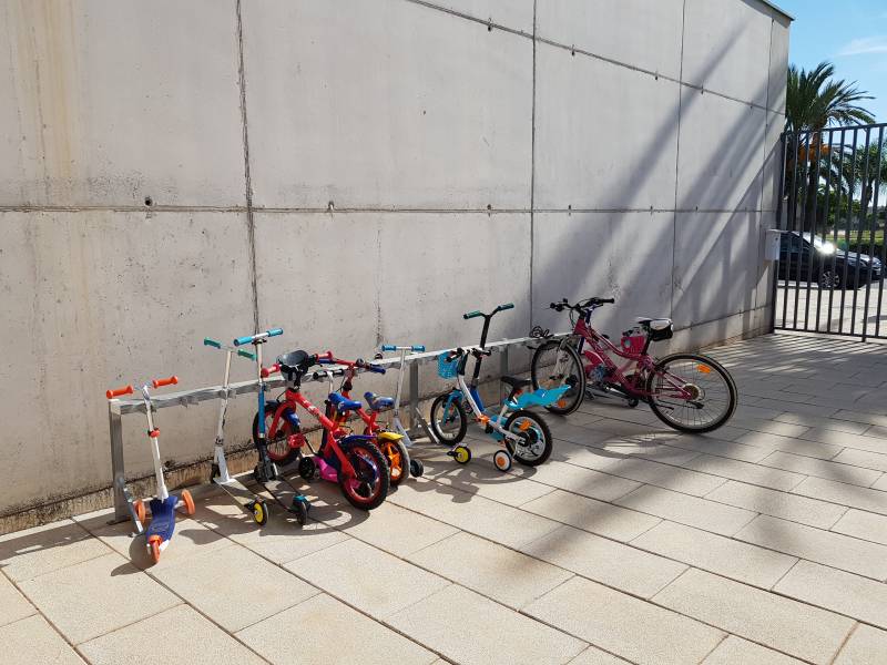 Parque móvil no contaminante del CEIP Les Palmeres