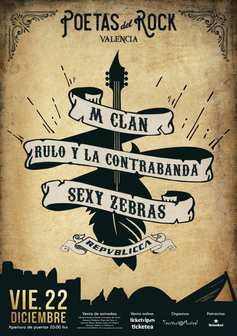 Cartel del concierto