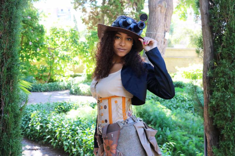 Esama, Reina del Steampunk en Valencia en 2017 Esama, Reina del Steampunk en Valencia en 2017