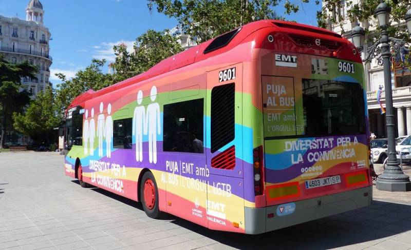 El autobús gayfriendly de la EMT 