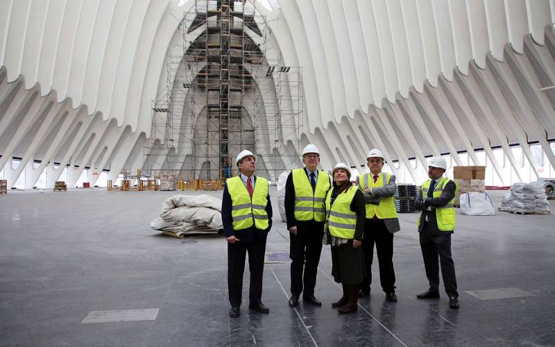 Visita de las obras del edificio del President Puig 