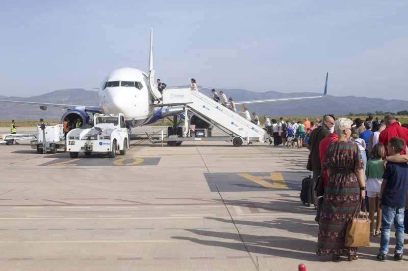 Un vuelo en el aeropuerto de Castellón. EPDA