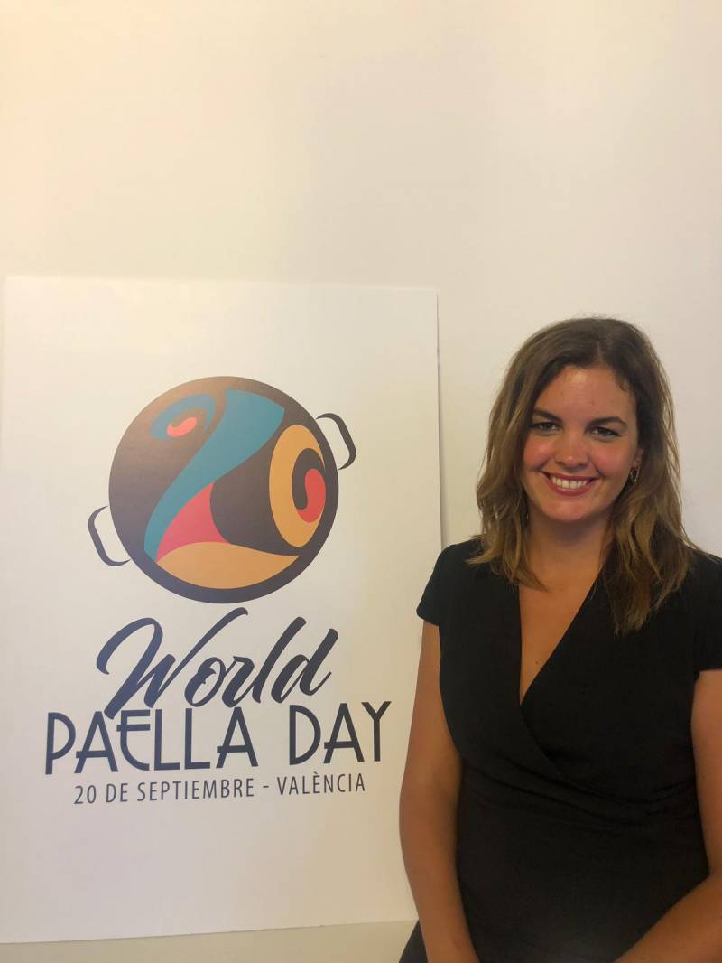 Sandra Gómez, Día Mundial de la Paella