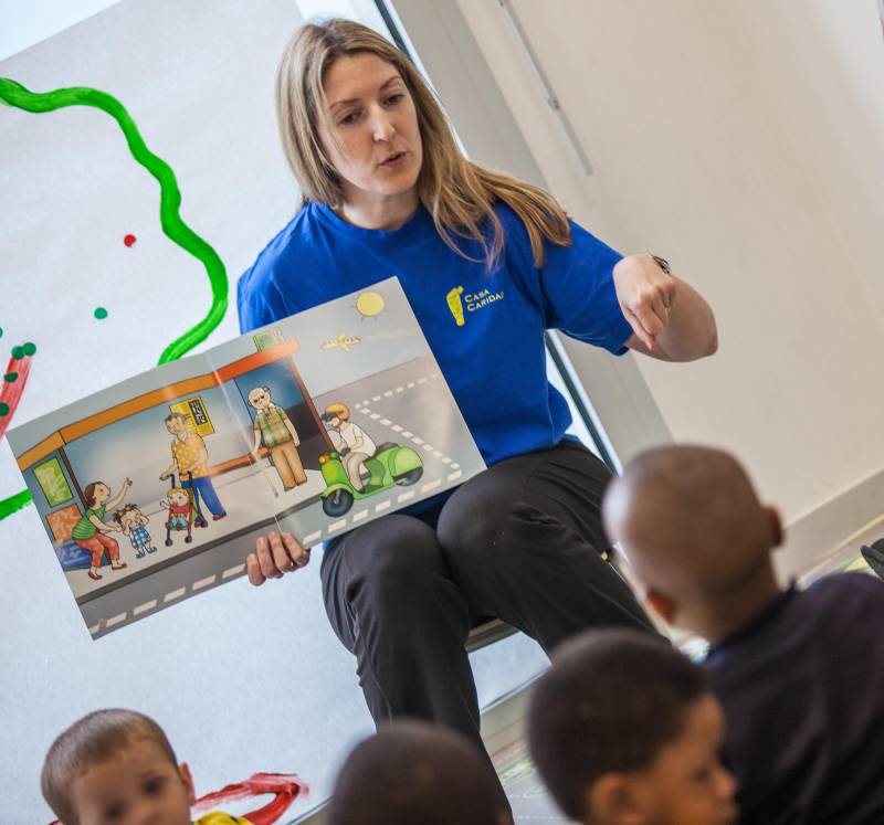 La escuela infantil está en Benicalap