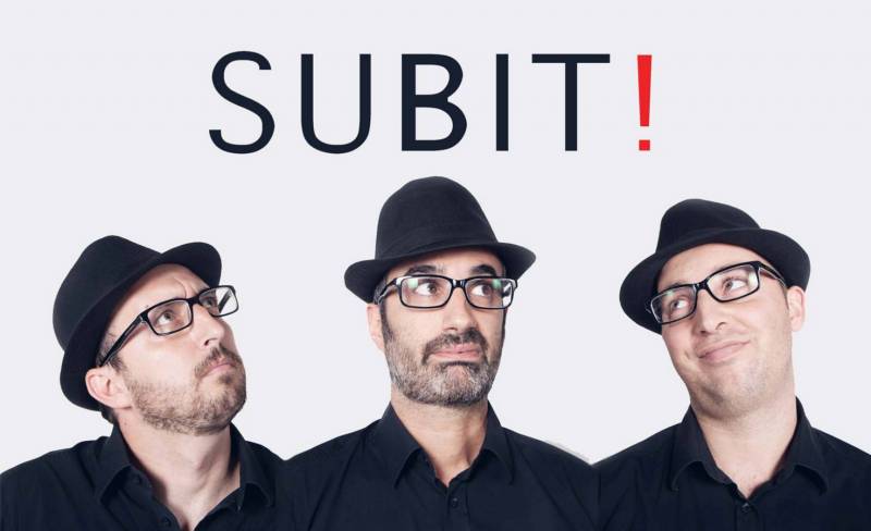 Súbit!, con David Fajardo, Xavi Romero y Ezequiel Navarro