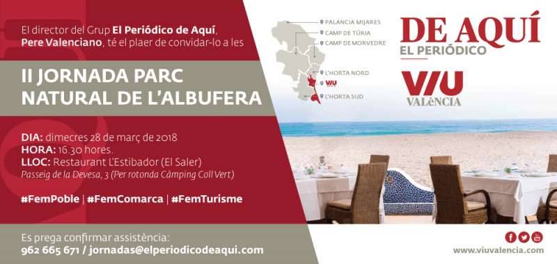 Invitación Jornadas Albufera