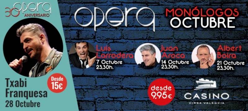 Monólogos Ópera octubre 2017 Monólogos Ópera octubre 2017