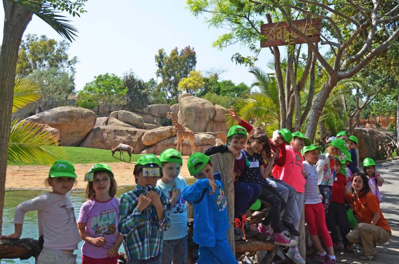 Expedición África Pascua - BIOPARC Valencia - escuela de vacaciones - expertos en jirafas
