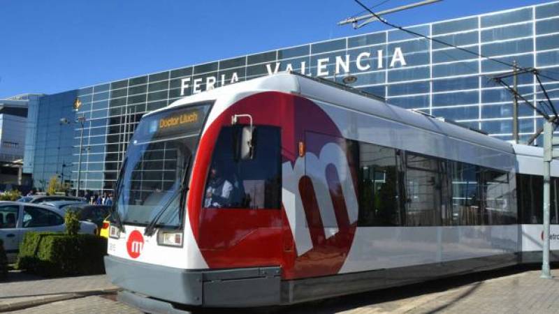 Imagen de archivo metro a Feria València