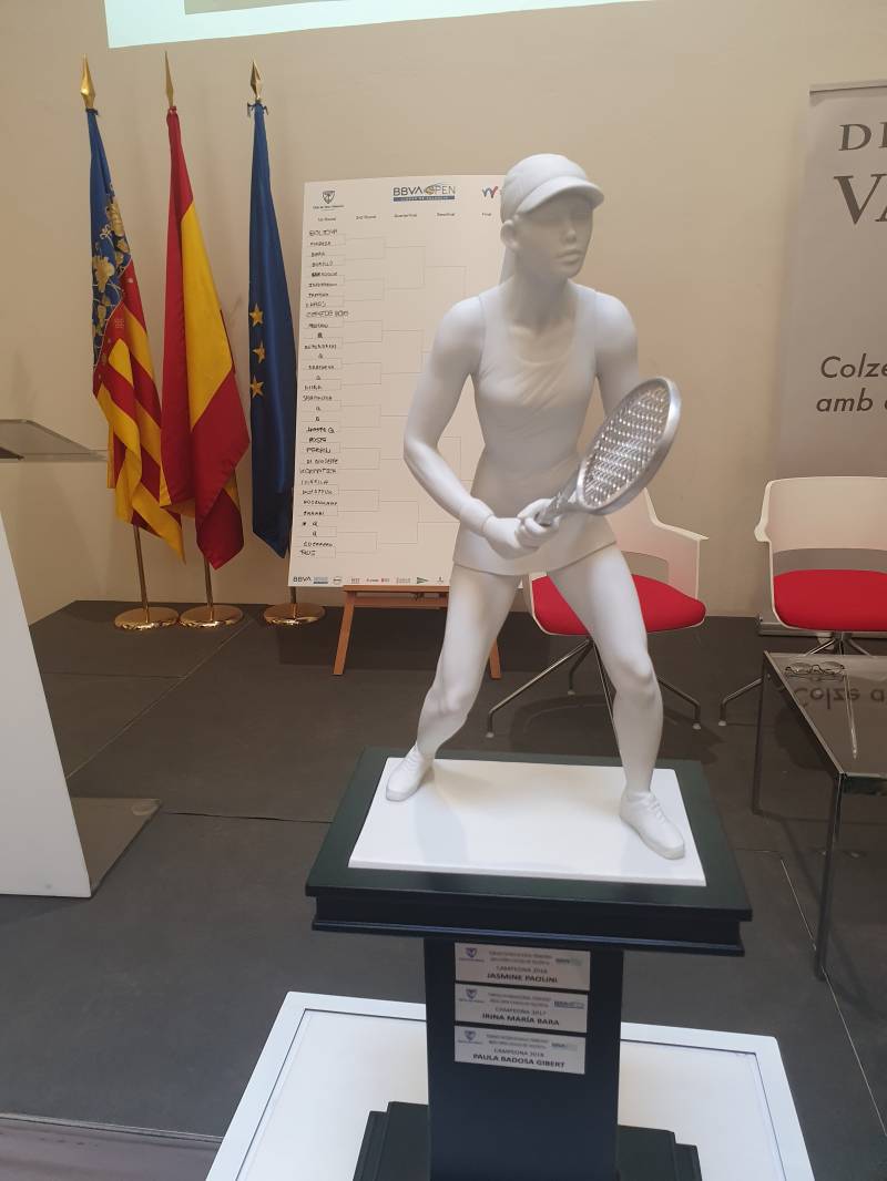 El trofeo del Open Ciudad de Valencia