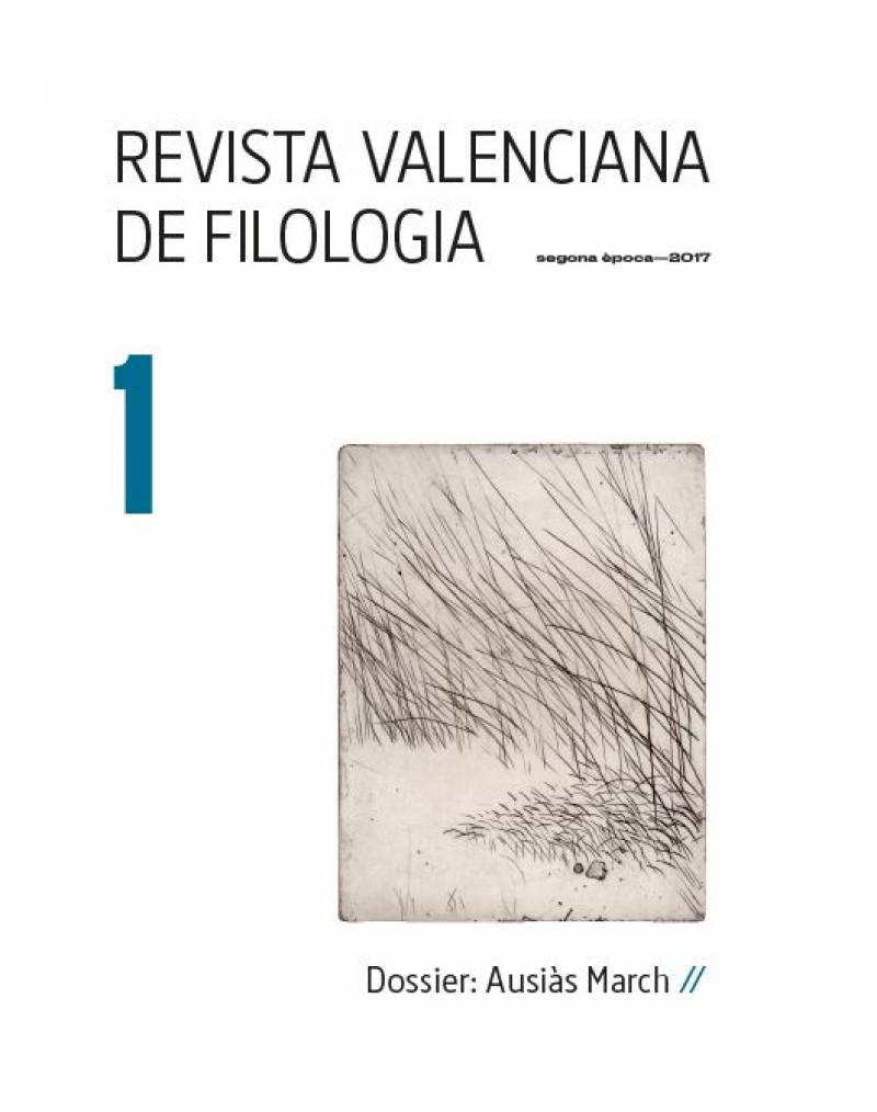 Portada Revista Valenciana de Filología