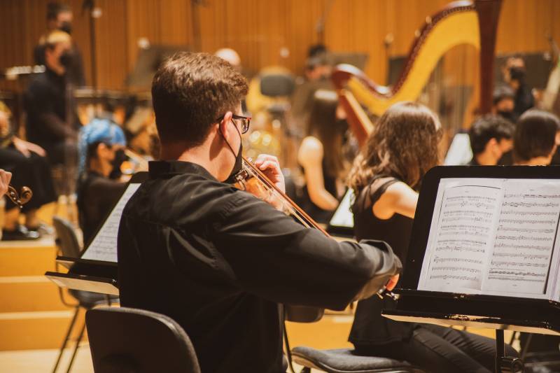 Orquestra Sinfónica de la FSMCV en el Palau de Les Arts. EPDA