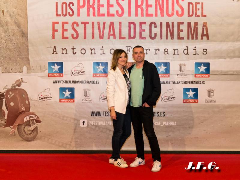 Nathalie Poza y Lino Escalera en Kinépolis-Paterna. Festival Cine Antonio Ferrandis