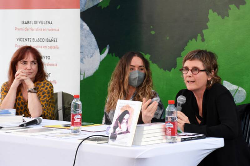 Entrega de premis a la Fira del Llibre de València.