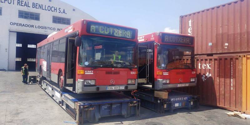 Donación autobuses EMT 