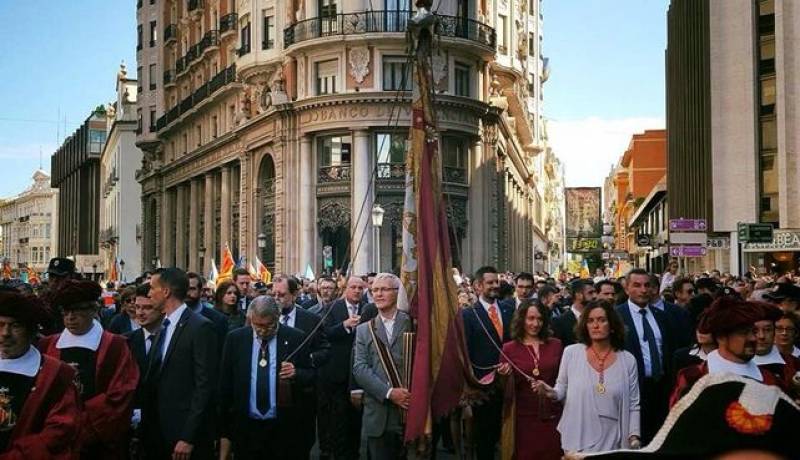 Procesión cívica del año pasado