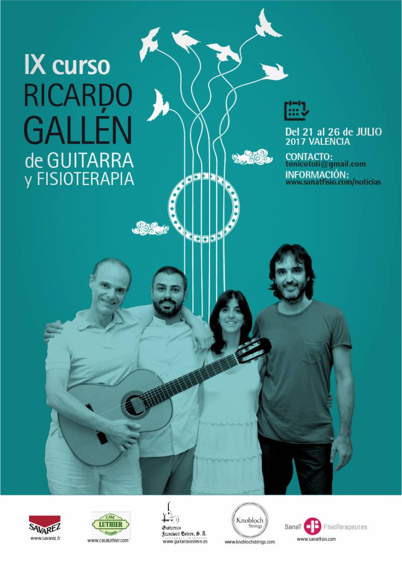 CARTEL IX CURSO RICARDO GALLEN VALENCIA 2017