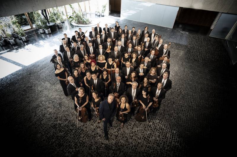 La Orquestra de la Comunitat Valenciana visita Alicante y Castellón con Plácido Domingo como director musical. FOTO: EPDA