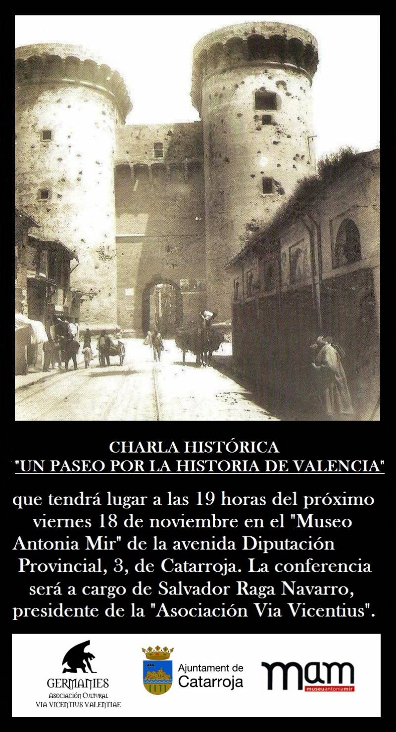 Cartel de la charla histórica