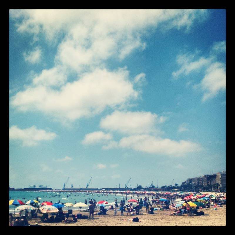 Playa de Puerto de Sagunto.