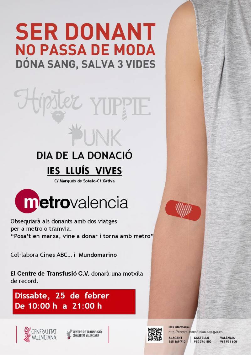 Maratón de donación de sangre