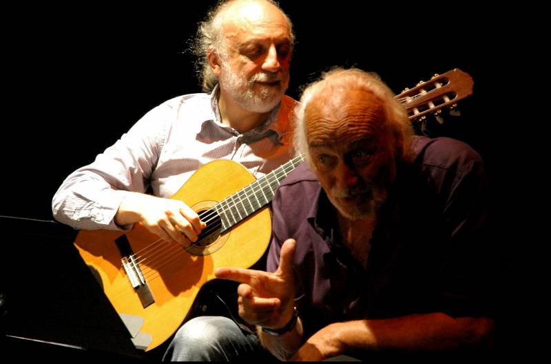 José Luis Merlín y Héctor Alterio