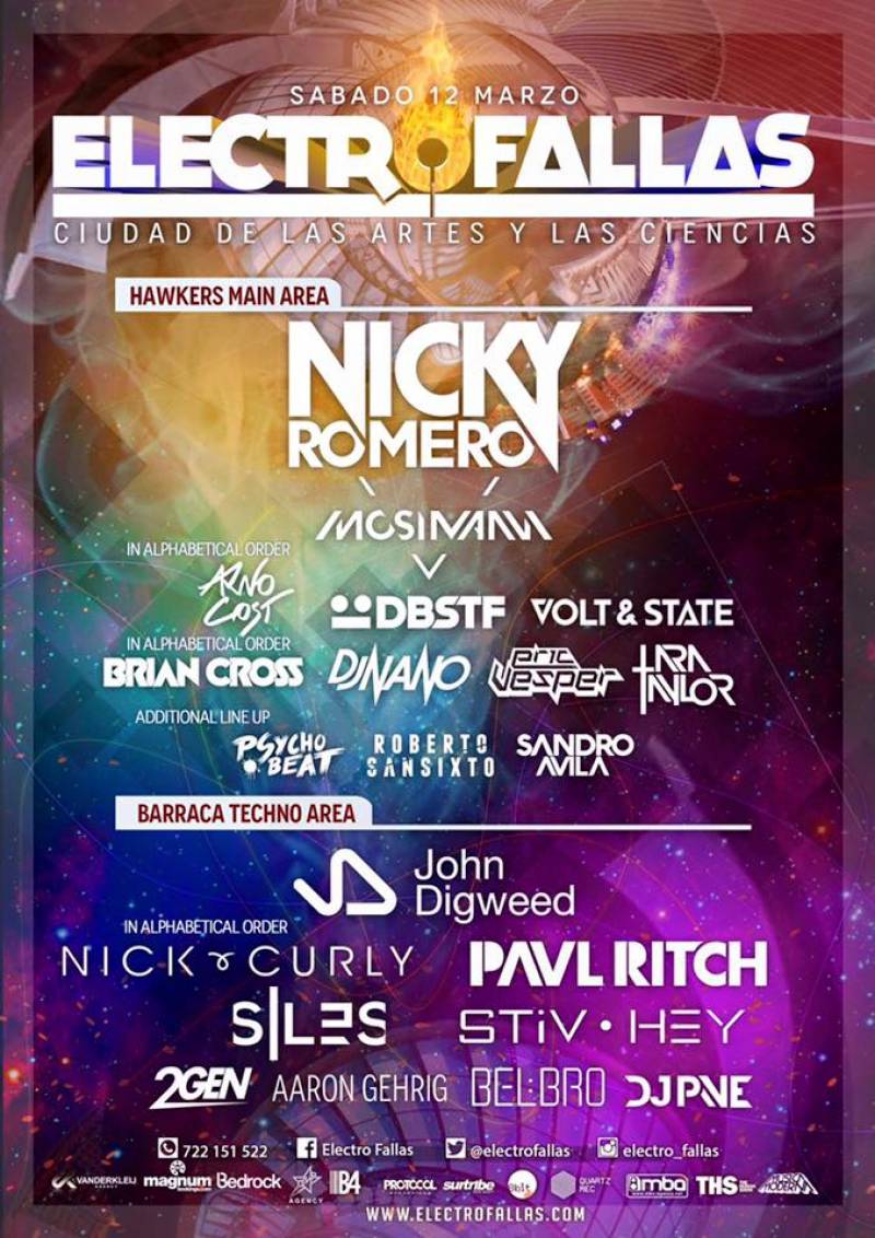 Cartel final de Electro fallas. //Viu València Cartel final de Electro fallas. //Viu València