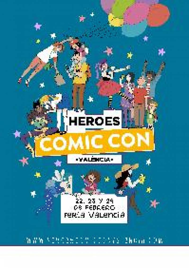 Cartel Heroes Comic Con Valencia 2019 Cartel Heroes Comic Con Valencia 2019
